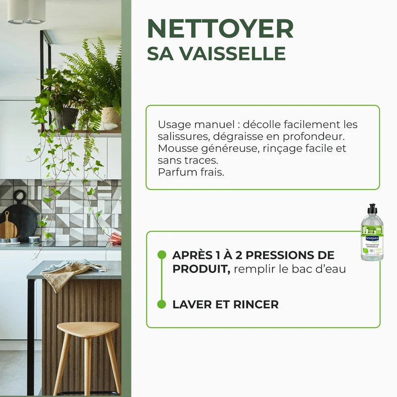 Gel vaisselle concentré