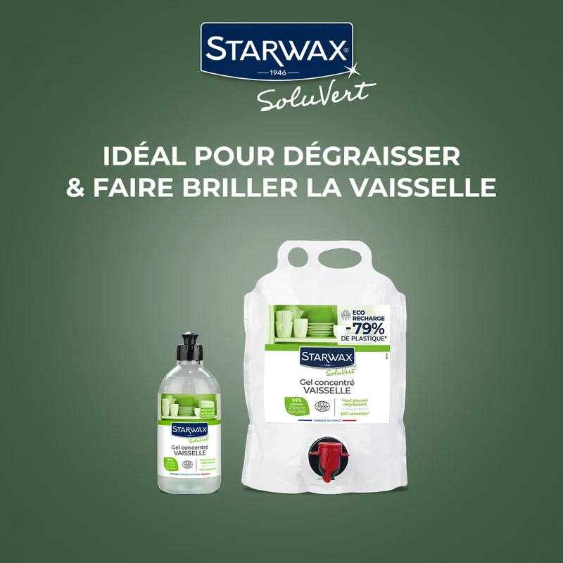 Gel vaisselle concentré