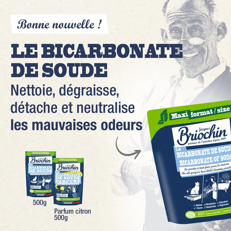 Le Bicarbonate de soude grand format - 900g