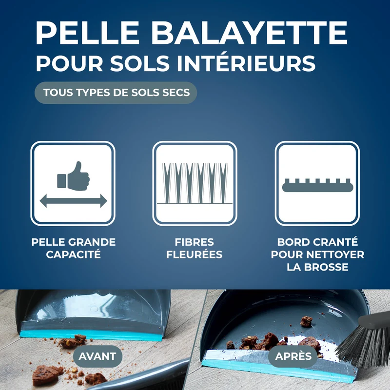 Combiné pelle-balayette