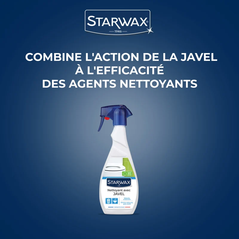 Nettoyant javel pour salle de bains