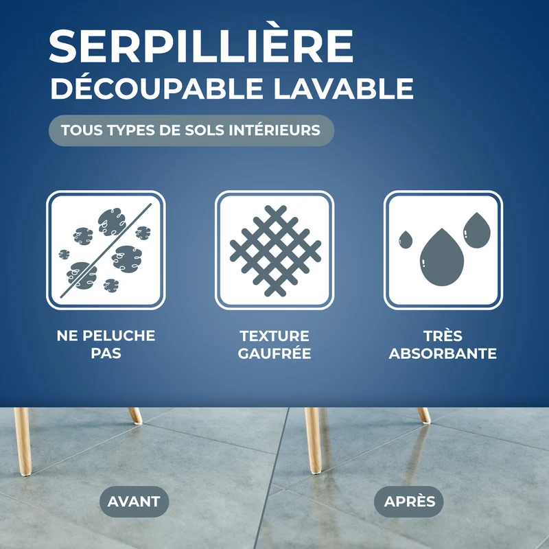 Serpillière spéciale rénovation
