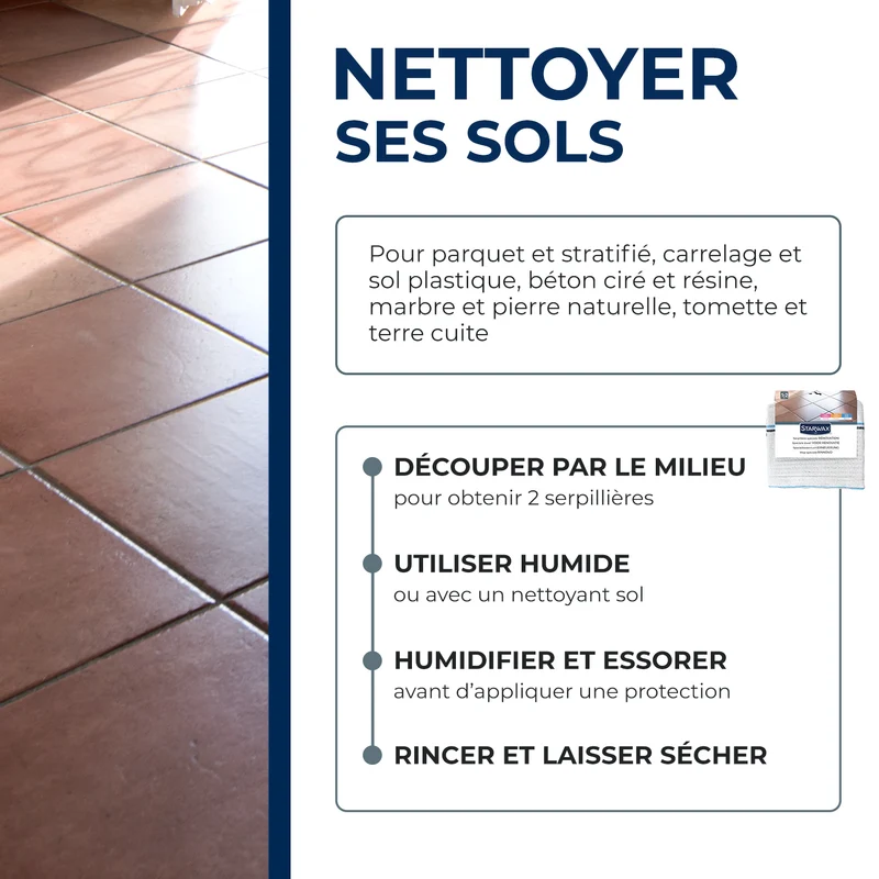Serpillière spéciale rénovation