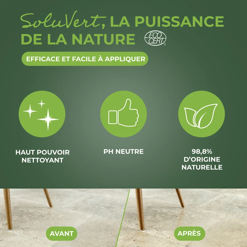 Nettoyant concentré pour carrelages et sols plastiques