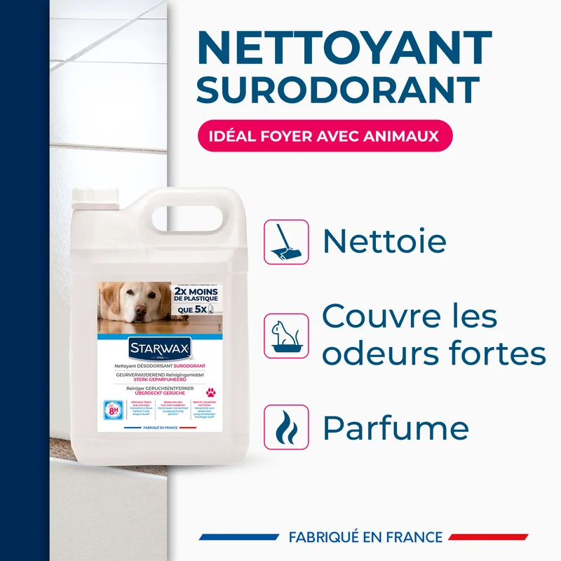 Nettoyant désodorisant surodorant