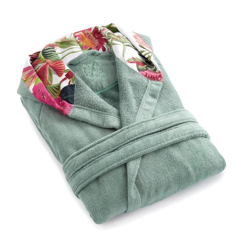 Peignoir avec capuche - Garden Vert