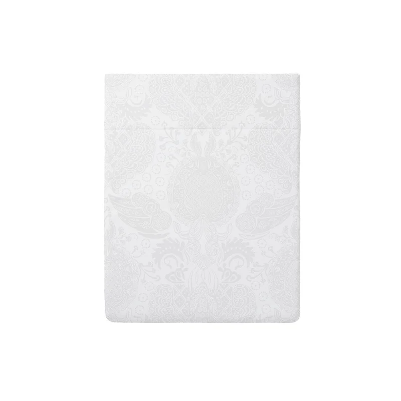 Drap plat bébé - tissé Jacquard - Arles Blanc