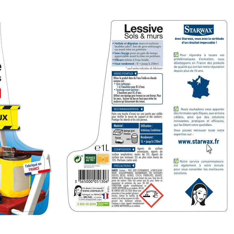 Lessive sols et murs