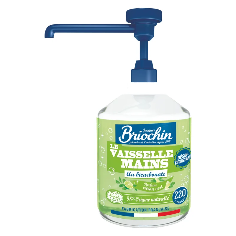 Liquide Vaisselle Mains Bicarbonate de soude & Citron vert