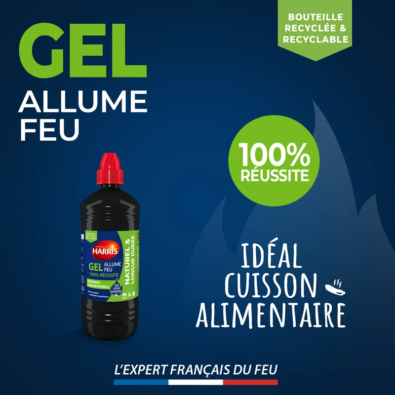 Gel allume feu naturel