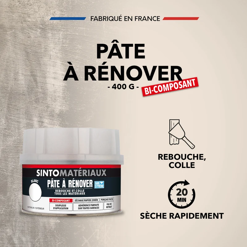 Pâte à rénover