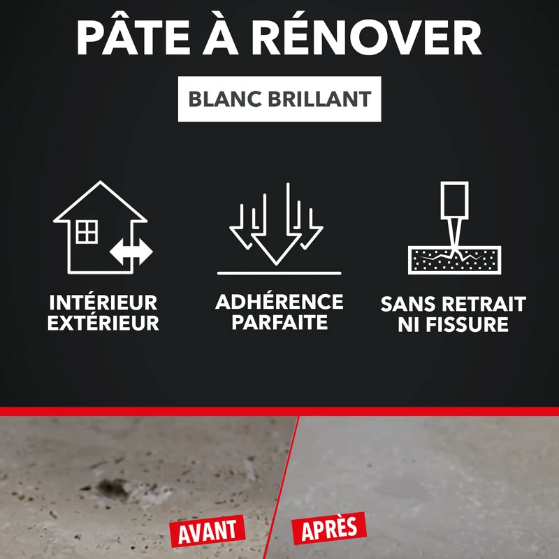 Pâte à rénover