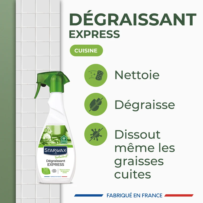 Dégraissant express pour cuisines