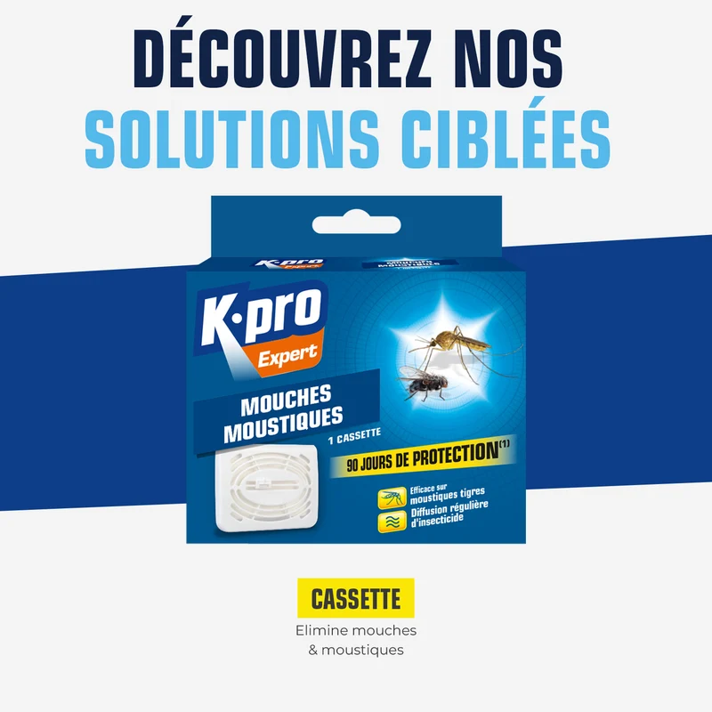Cassette Mouches Moustiques
