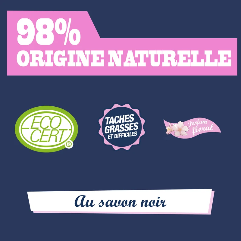 Le détachant avant lavage au Savon Noir