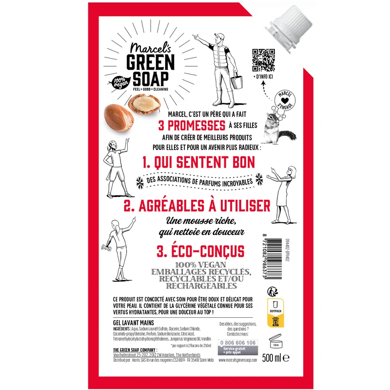 Recharge Gel Lavant Mains Argan & Oudh
