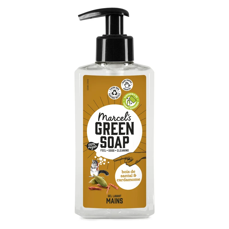 Le Gel Lavant Mains Bois de santal & Cardamome