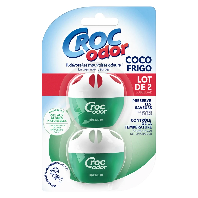 Absorbeur d'odeurs Frigo x2
