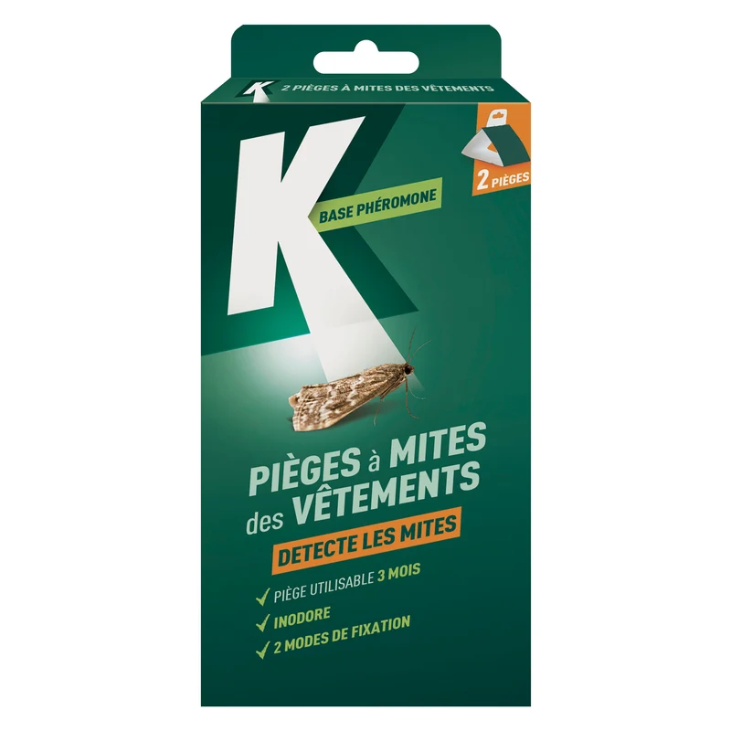 Pièges à mites des vêtements
