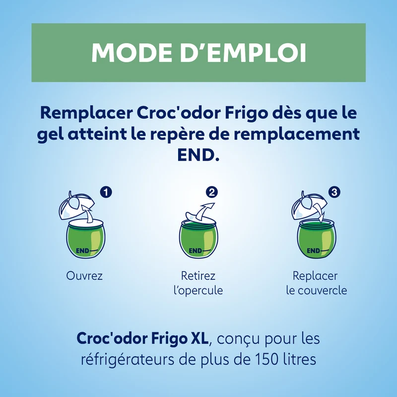Absorbeur d'odeurs Frigo XL
