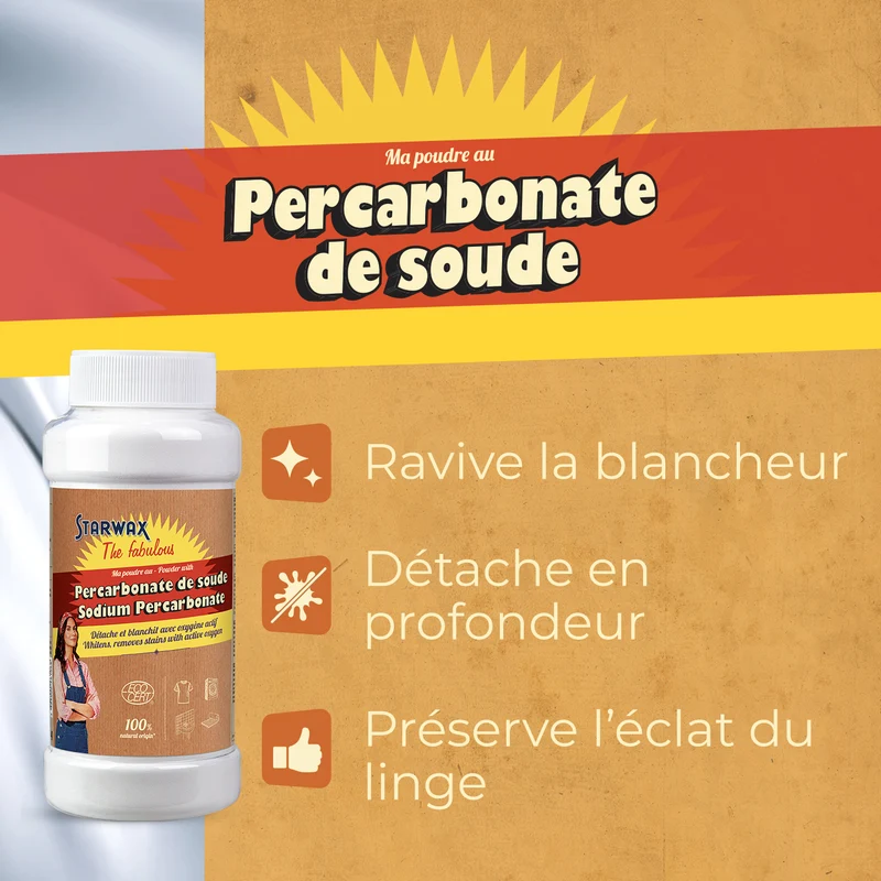 Ma poudre détachante & raviveur de blancheur au percarbonate de soude – Pot pratique