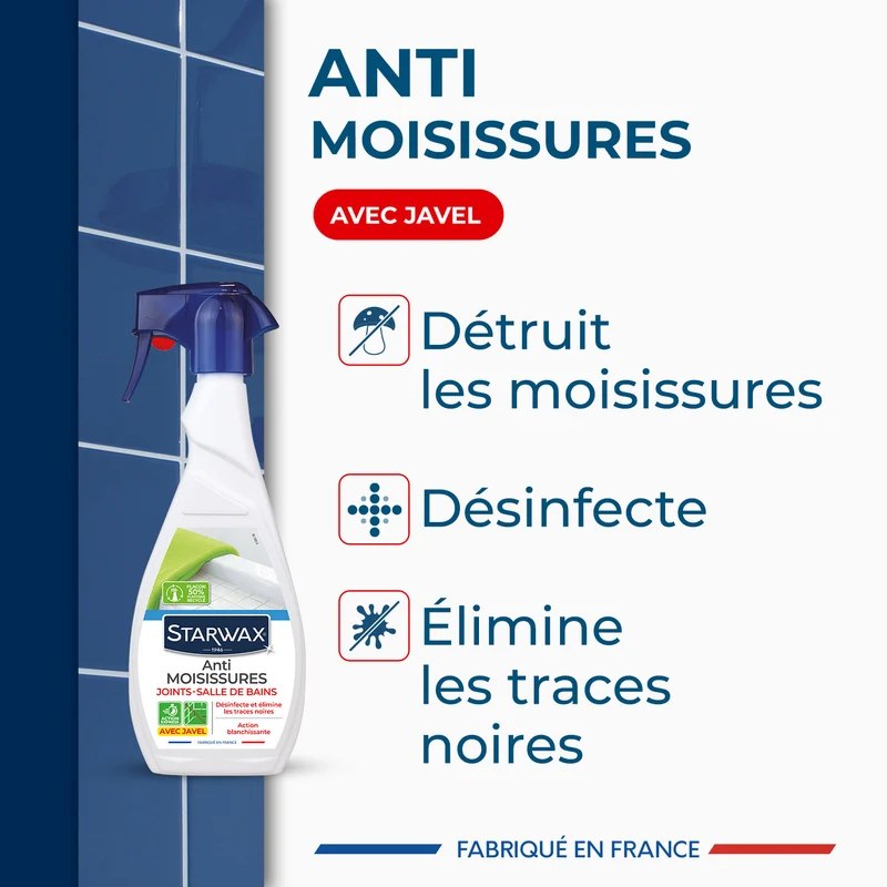 Lot de 3 Anti moisissures joints et salle de bains