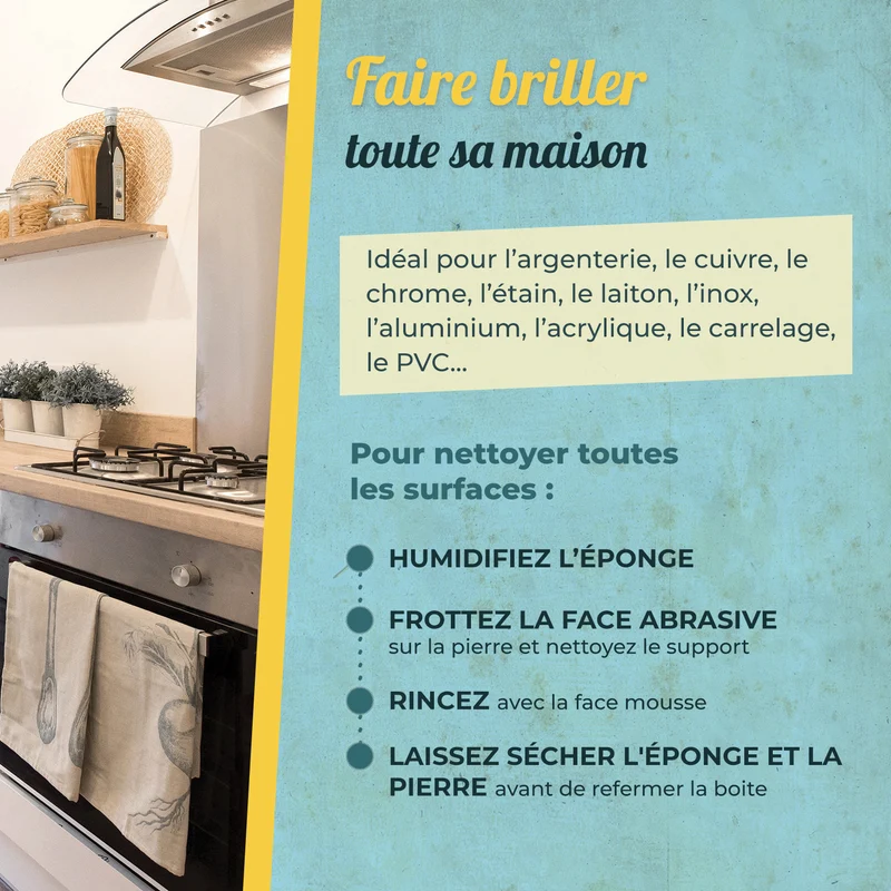 Pierre blanche multi-usages