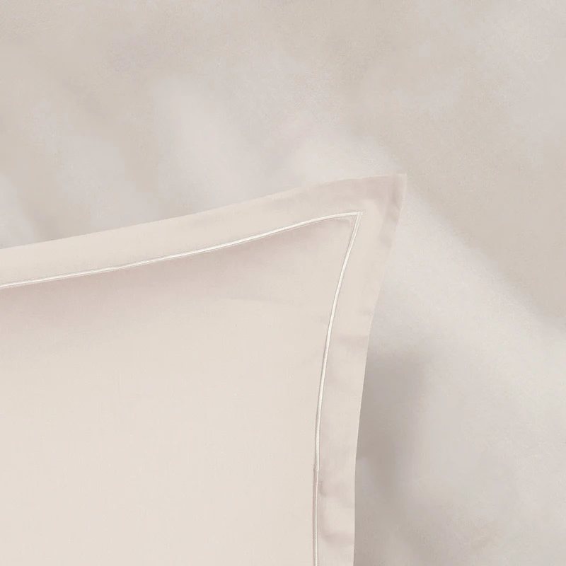 Ensemble de draps satin de coton - Uni 1 baratta Taupe 05