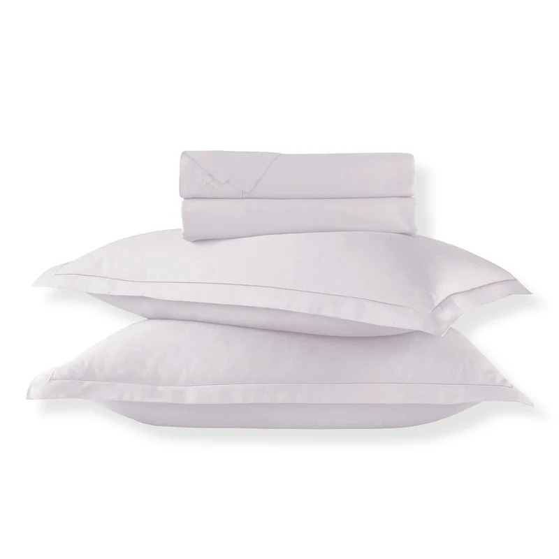 Ensemble de draps satin de coton - Uni 1 baratta Gris 01