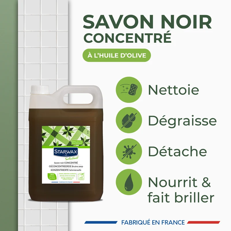 Savon noir concentré à l'huile d'olive