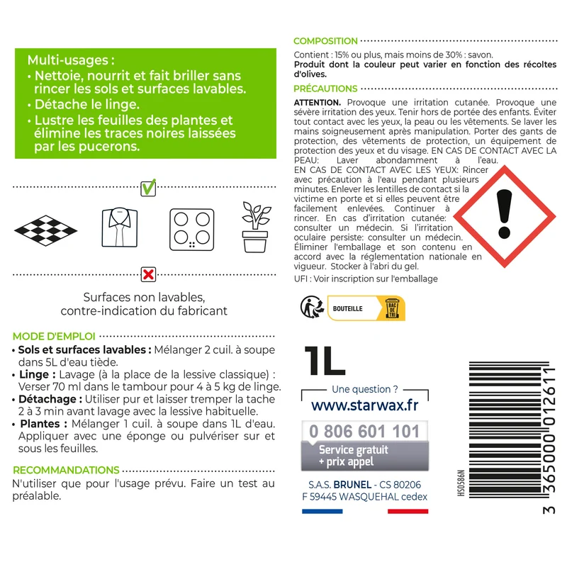 Savon noir concentré à l'huile d'olive