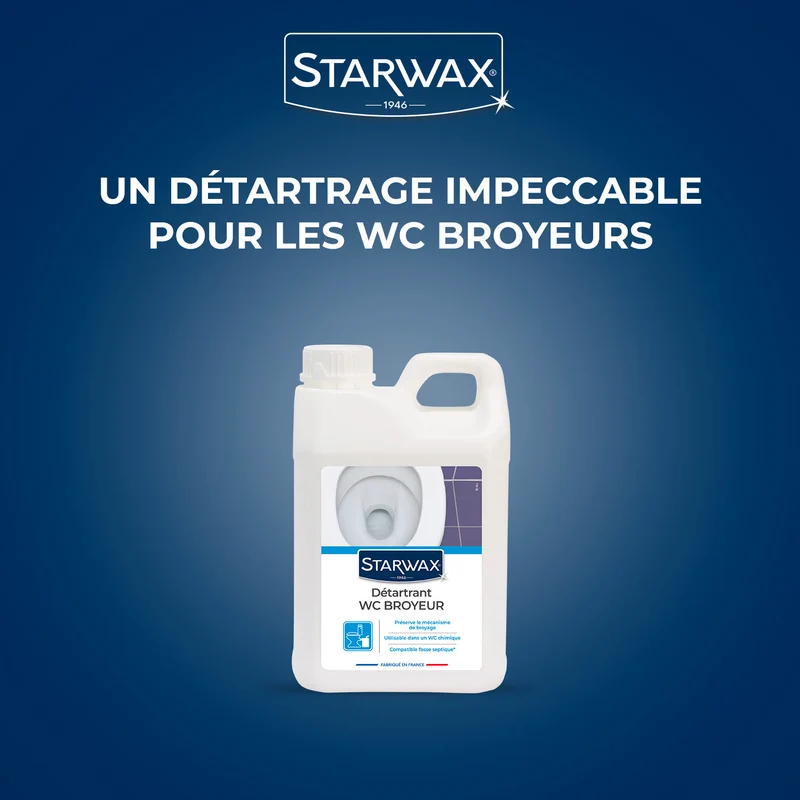 Détartrant pour WC broyeurs