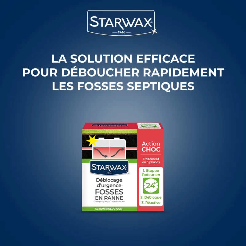 Déblocage d'urgence pour fosses septiques