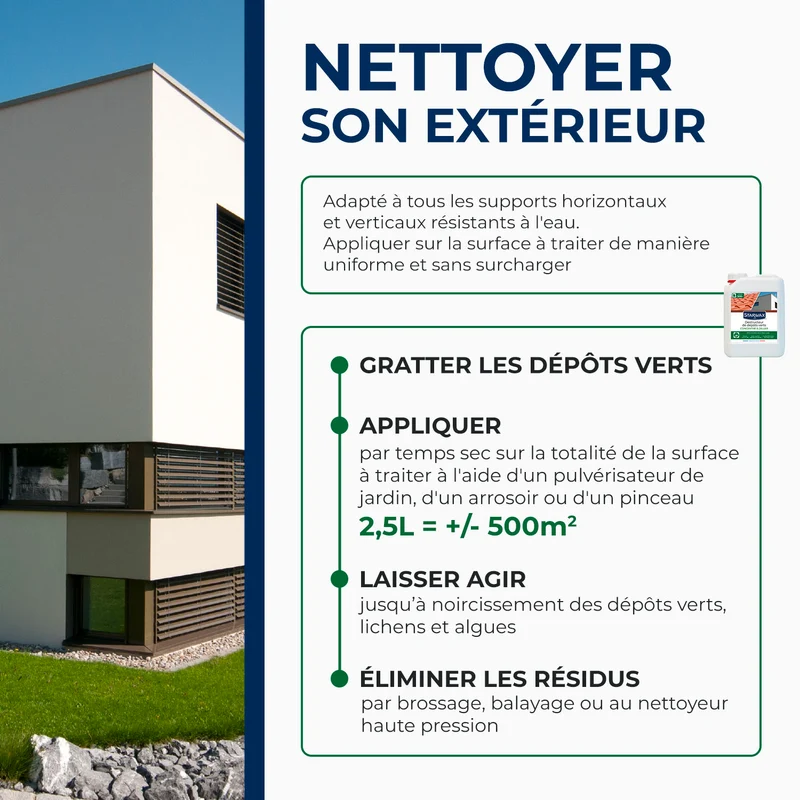 Destructeur de dépôts verts concentré