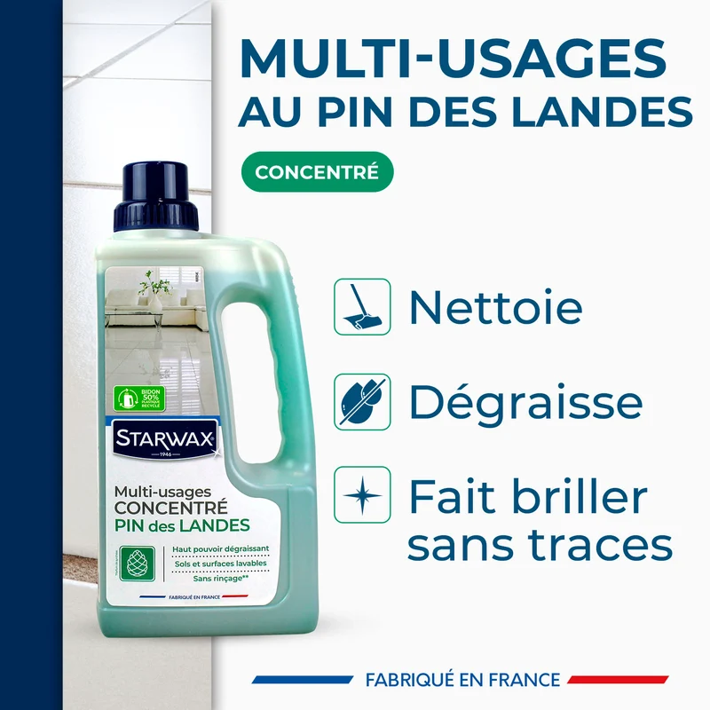 Nettoyant multi-usages concentré parfum pin des landes