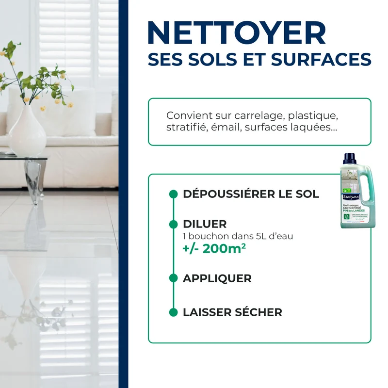 Nettoyant multi-usages concentré parfum pin des landes