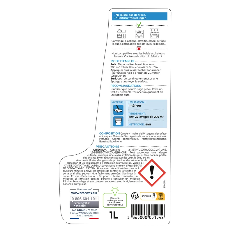 Nettoyant multi-usages concentré parfum pin des landes