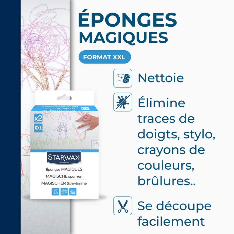 Eponges magiques XXL