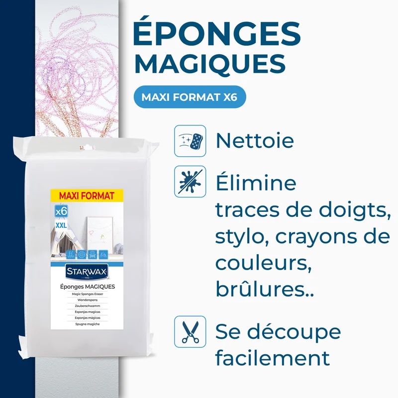 Eponges magiques XXL