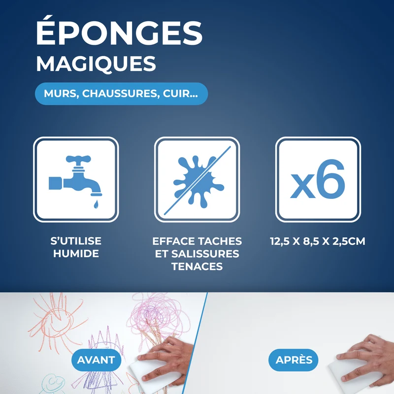 Eponges magiques XXL