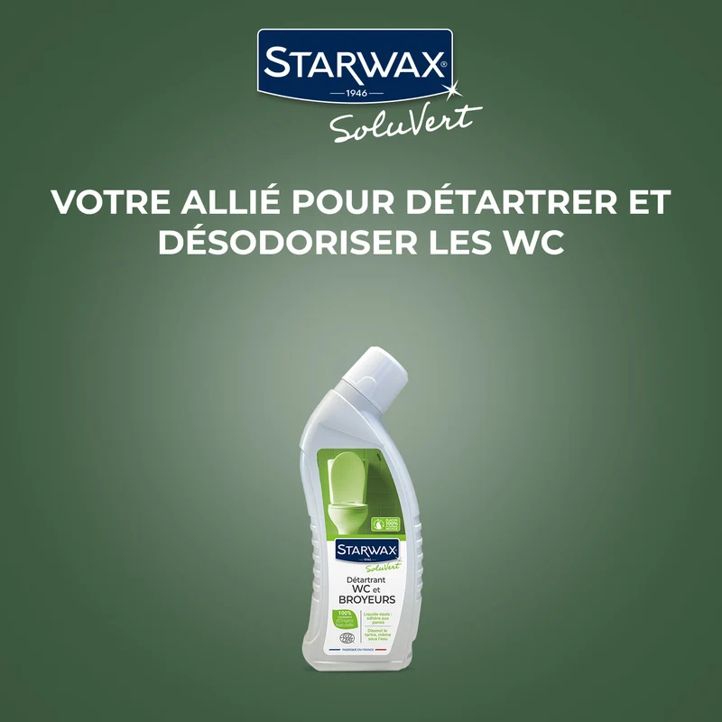 Détartrant en gel pour WC et broyeurs