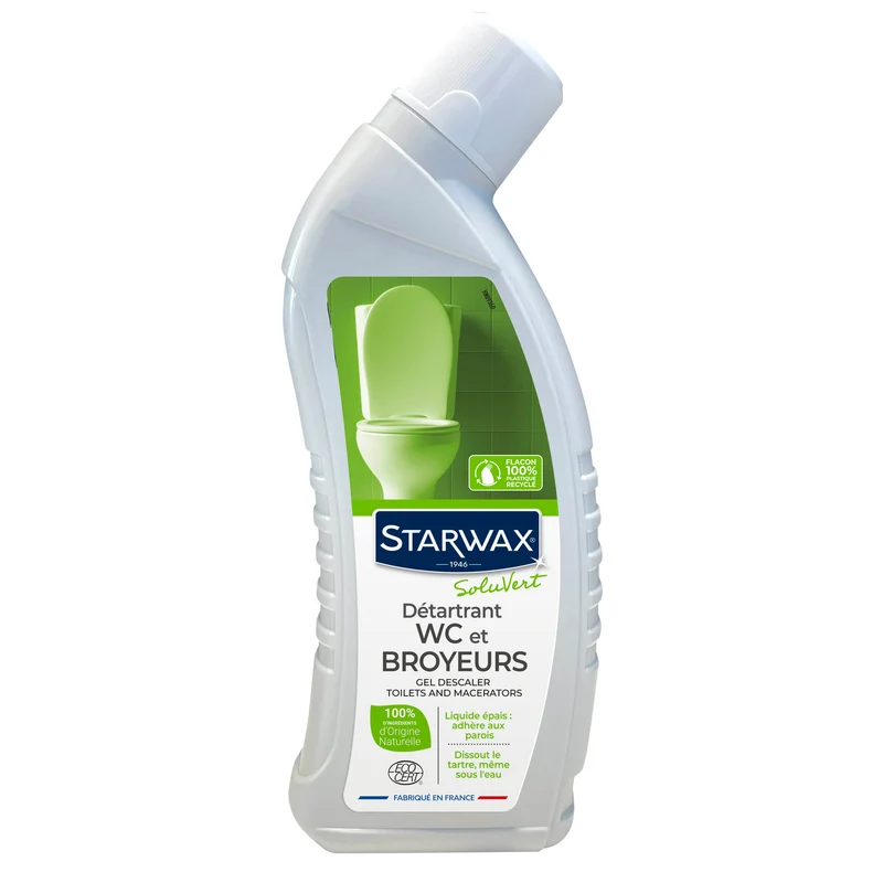 Détartrant en gel pour WC et broyeurs