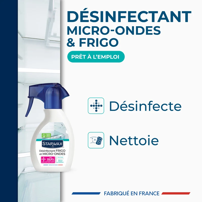 Désinfectant pour réfrigérateur et micro-ondes