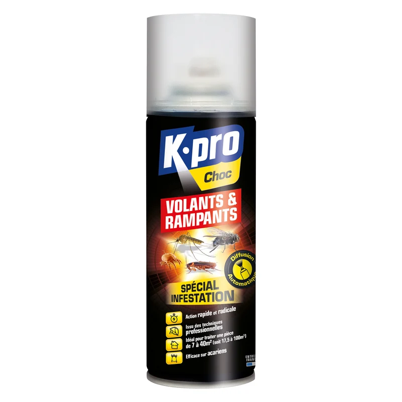 Aérosol diffusion automatique tous insectes