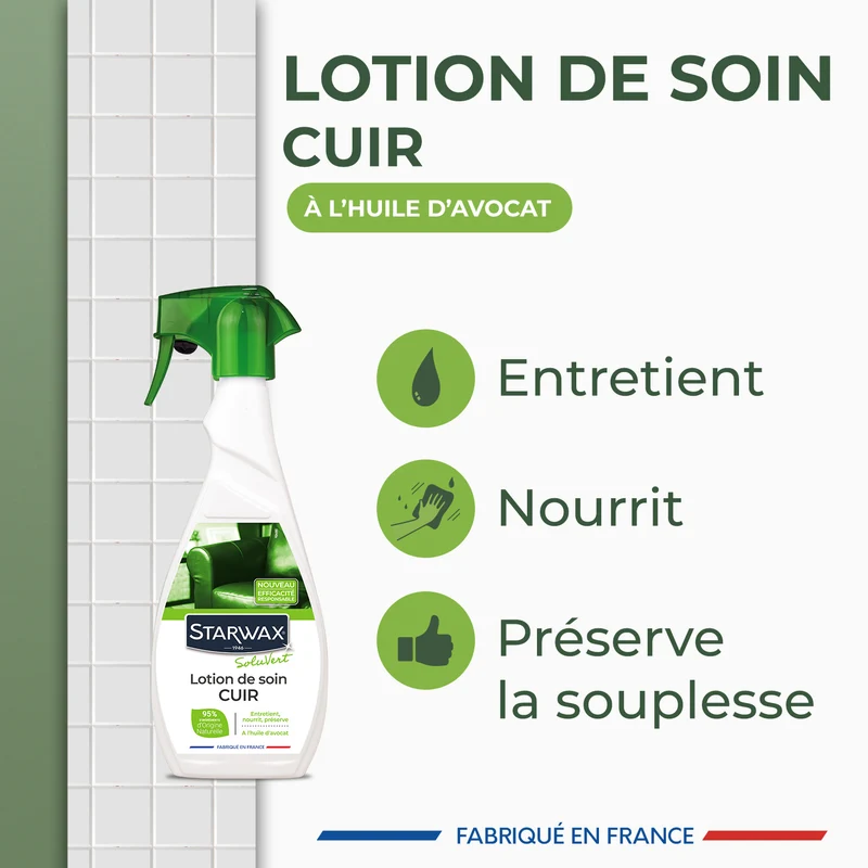Lotion de soin pour cuir