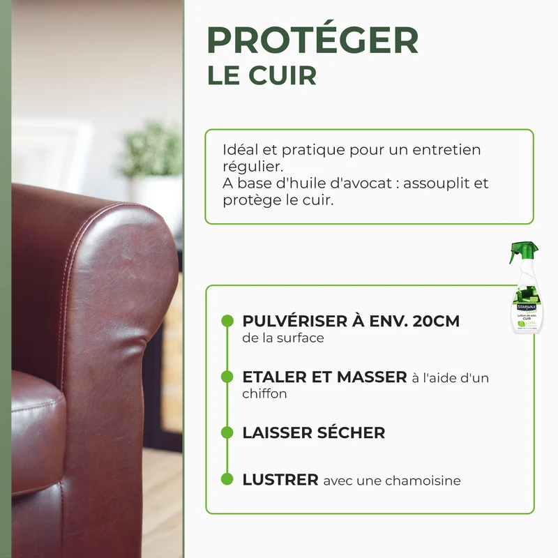 Lotion de soin pour cuir