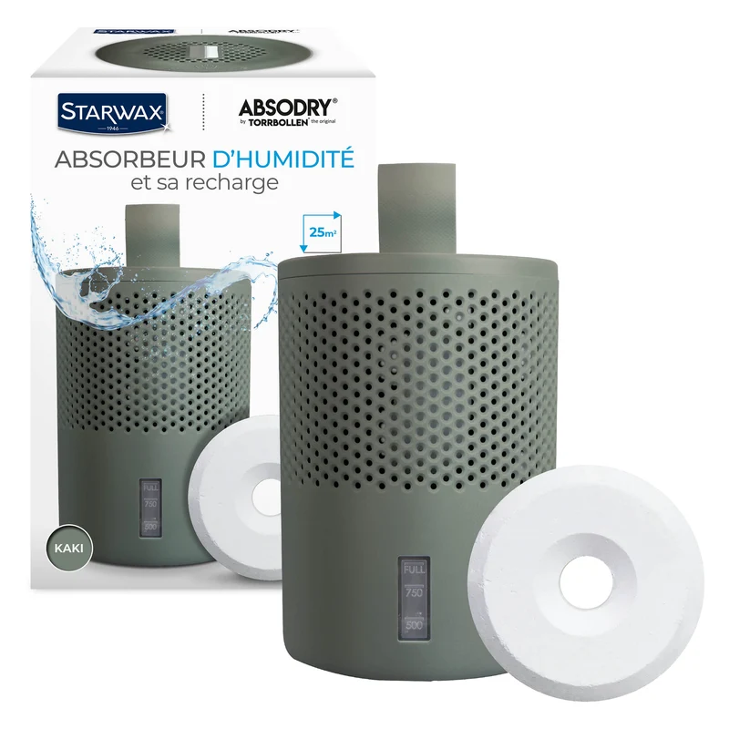 Absorbeur d'humidité + 1 tablette