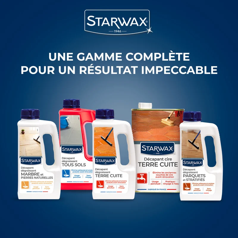 Décapant dégraissant Parquets et stratifiés (avant rénovation)