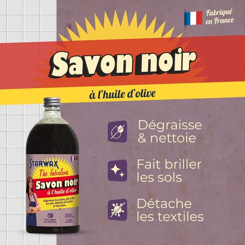 Savon noir à l'huile d'olive