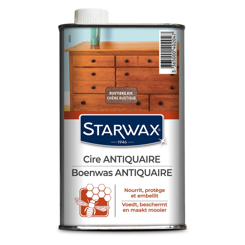Cire antiquaire liquide pour bois cirés
